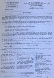 Đọc hiểu Bài học đầu tiên | Đề thi tuyển sinh vào 10 môn Văn Thành phố Đà Nẵng.